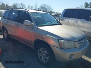 2004 Toyota Highlander with VIN JTEGD21A640078080, listed as a IAAI auction lot 41780858 with 424,994 mi miles and . Bid and sale history available at DreamBid. Image 1.