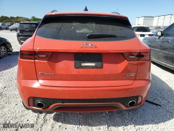 2020 Jaguar E-PACE Checkered Flag Edition with VIN SADF12FX3L1004425, listed as a Copart auction lot 50044155 with 76,558 mi miles and Non Repairable. Bid and sale history available at carsss.com. Image 6.