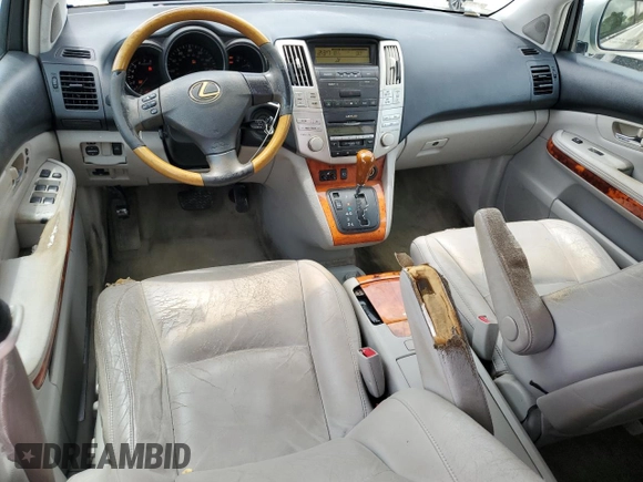 2005 Lexus RX 330 with VIN 2T2GA31U15C024041, listed as a Copart auction lot 65141585 with 236,278 mi miles and Salvage title. Bid and sale history available at DreamBid. Image 8.