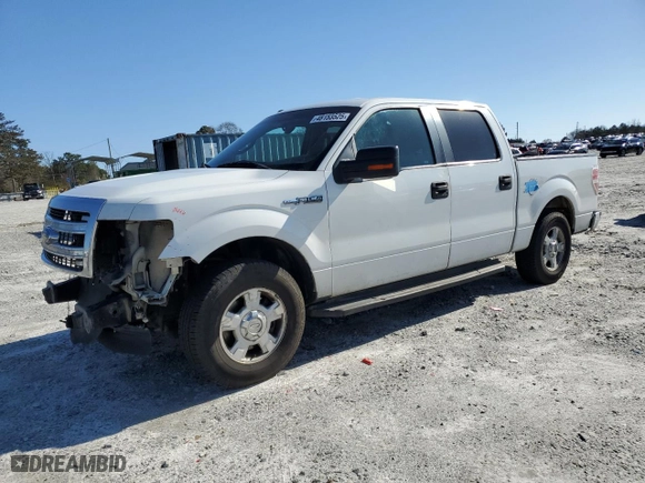 2013 Ford F-150 XL with VIN 1FTEW1CM7DFC50864, listed as a Copart auction lot 48153525 with 236,426 mi miles and Salvage Title. Bid and sale history available at carsss.com. Image 1.