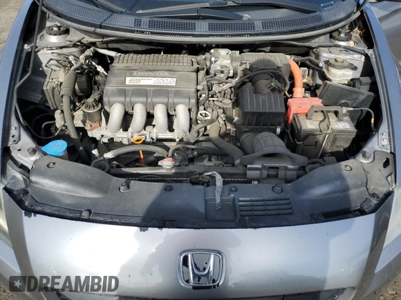 2012 Honda CR-Z EX with VIN JHMZF1D62CS003452, listed as a Copart auction lot 54346675 with 121,727 mi miles and Salvage Title. Bid and sale history available at DreamBid. Image 11.