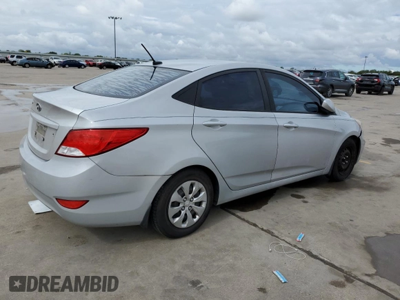2016 Hyundai Accent SE with VIN KMHCT4AE4GU103149, listed as a Copart auction lot 70972943 with 142,092 mi miles and . Bid and sale history available at DreamBid. Image 3.