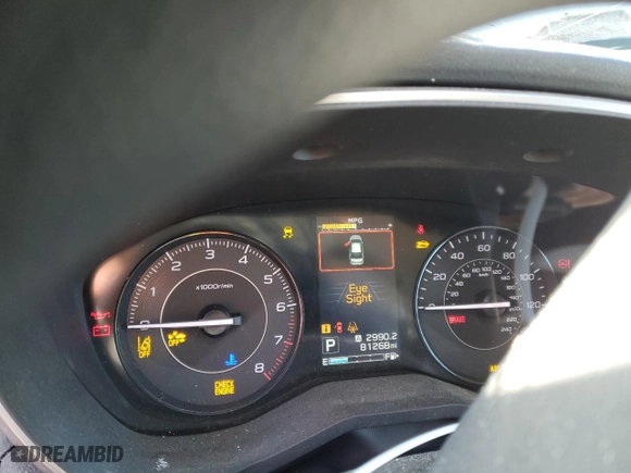 2017 Subaru Impreza Premium with VIN 4S3GTAD61H3722937, listed as a Copart auction lot 42440005 with 81,268 mi miles and Salvage Title. Bid and sale history available at carsss.com. Image 9.