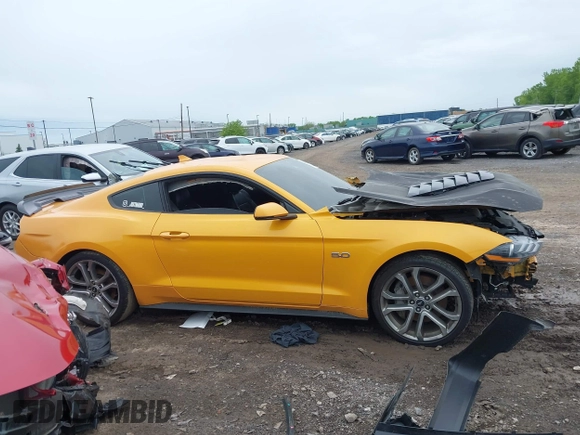 2022 Ford Mustang GT with VIN 1FA6P8CF0N5108669, listed as a IAAI auction lot 42352843 with 30,598 mi miles and . Bid and sale history available at DreamBid. Image 13.