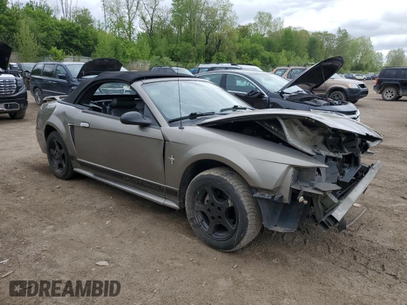 2002 Ford Mustang Deluxe с VIN 1FAFP44422F128062, выставлен на аукционе Copart как лот 57081075 с пробегом 85 392 миль миль и Чистый • Clean title. История ставок и продаж доступна на DreamBid. Изображение 4.