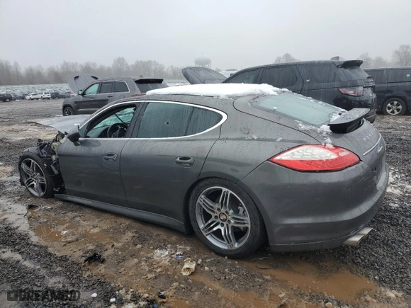 2013 Porsche Panamera S Hybrid with VIN WP0AD2A75DL045178, listed as a Copart auction lot 44979575 with 94,550 mi miles and Salvage Title. Bid and sale history available at carsss.com. Image 2.