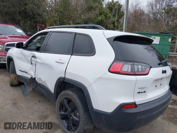 2021 Jeep Cherokee Altitude with VIN 1C4PJMLB1MD122073, listed as a IAAI auction lot 41526259 with 54,503 mi miles. Bid and sale history available at carsss.com. Image 3.
