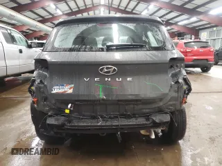 2024 Hyundai Venue SE with VIN KMHRB8A32RU306238, listed as a Copart auction lot 84162244 with 9,637 mi miles and Salvage Title. Bid and sale history available at DreamBid. Image 6.