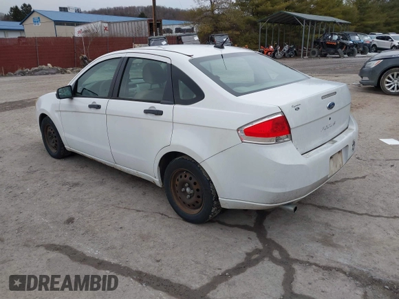 2008 Ford Focus S with VIN 1FAHP34N78W283744, listed as a IAAI auction lot 41655154 with 223,753 mi miles. Bid and sale history available at carsss.com. Image 3.