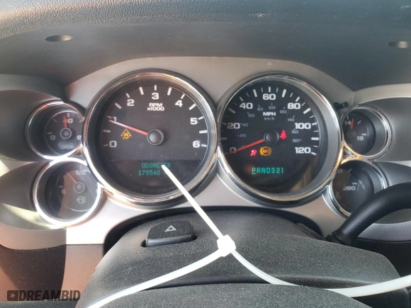 2007 Chevrolet Silverado 1500 LTZ with VIN 2GCEC13JX71534497, listed as a Copart auction lot 52520985 with 179,548 mi miles and Clean Title. Bid and sale history available at carsss.com. Image 9.