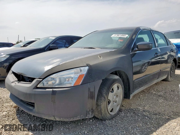 2005 Honda Accord LX with VIN 3HGCM56475G704595, listed as a Copart auction lot 57961995 with 227,667 mi miles and Salvage title. Bid and sale history available at DreamBid. Image 1.