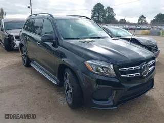 2017 Mercedes-Benz GLS with VIN 4JGDF7DE3HA952393, listed as a IAAI auction lot 41486489 with 86,350 mi miles. Bid and sale history available at carsss.com. Image 1.