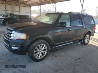 2017 Ford Expedition EL Limited with VIN 1FMJK2AT4HEA61560, listed as a Copart auction lot 43228655 with 172,165 mi miles and Salvage Title. Bid and sale history available at carsss.com. Image 1.