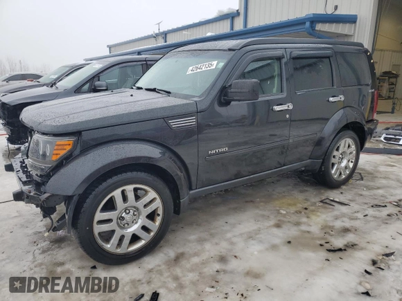 2010 Dodge Nitro SE with VIN 1D4PU2GK3AW141958, listed as a Copart auction lot 42642135 with 130,691 mi miles and Clean Title. Bid and sale history available at DreamBid. Image 1.
