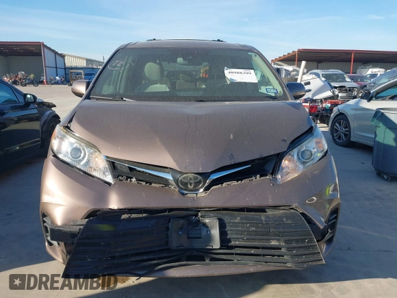 2019 Toyota Sienna LE Auto Access Seat with VIN 5TDKZ3DC6KS011038, listed as a IAAI auction lot 40988399 with 107,175 mi miles and . Bid and sale history available at DreamBid. Image 12.