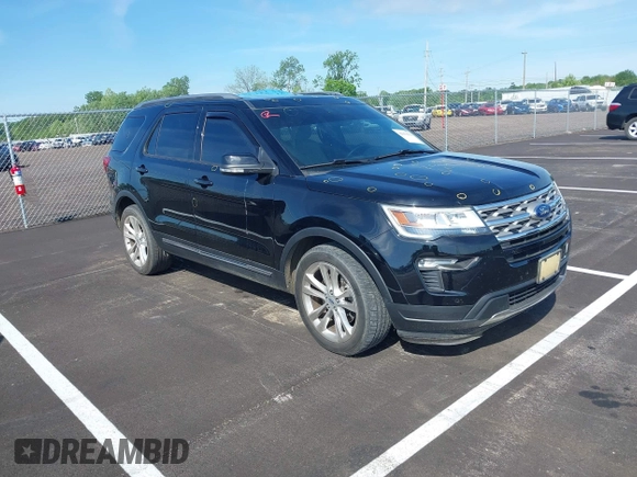2018 Ford Explorer XLT with VIN 1FM5K7D85JGA76679, listed as a IAAI auction lot 42052252 with 107,449 mi miles and . Bid and sale history available at DreamBid. Image 1.
