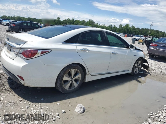 2012 Hyundai Sonata Hybrid with VIN KMHEC4A48CA054212, listed as a Copart auction lot 56938545 with Not provided miles and Salvage title. Bid and sale history available at DreamBid. Image 3.