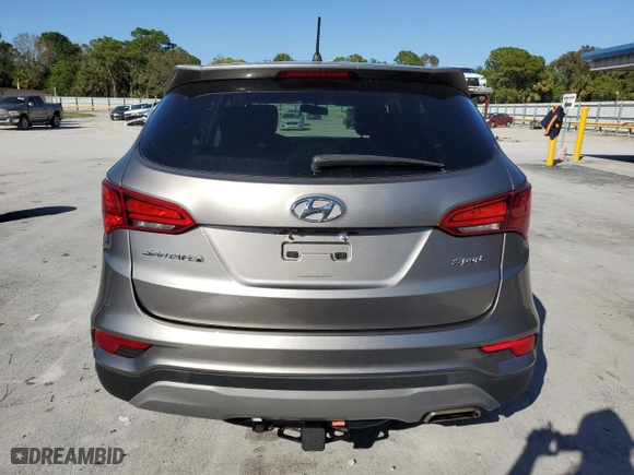 2018 Hyundai Santa Fe Sport 2.4L with VIN 5NMZT3LB1JH053739, listed as a Copart auction lot 86223004 with 42,933 mi miles and Salvage Title. Bid and sale history available at carsss.com. Image 6.