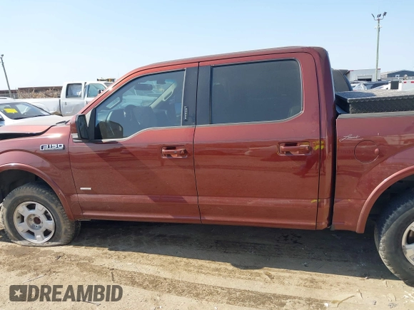 2015 Ford F-150 XL with VIN 1FTEW1CP6FKD78887, listed as a IAAI auction lot 40587959 with 143,994 mi miles. Bid and sale history available at carsss.com. Image 14.