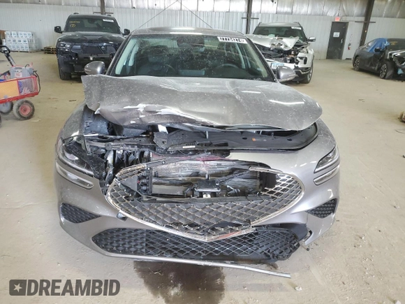 2025 Genesis G70 2.5T with VIN KMTG34SC7SU148485, listed as a Copart auction lot 77734274 with 7,042 mi miles and Clean Title. Bid and sale history available at carsss.com. Image 5.