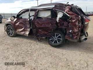2018 Toyota Highlander SE with VIN 5TDKZRFH9JS251520, listed as a Copart auction lot 80555354 with Not provided miles and Salvage title. Bid and sale history available at DreamBid. Image 2.