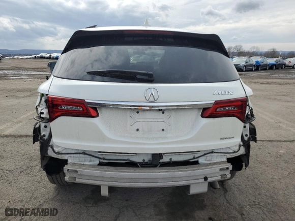 2016 Acura MDX w/Tech with VIN 5FRYD4H41GB012349, listed as a Copart auction lot 50397945 with 87,098 mi miles and Salvage Title. Bid and sale history available at carsss.com. Image 6.