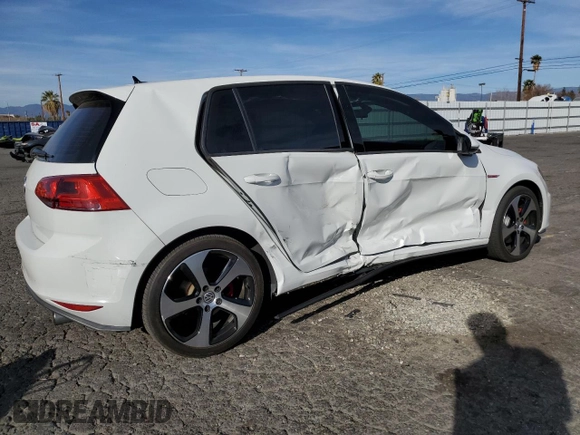 2015 Volkswagen GTI SE with VIN 3VW4T7AUXFM032332, listed as a Copart auction lot 42623355 with 102,334 mi miles and Salvage Title. Bid and sale history available at DreamBid. Image 3.
