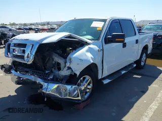 2008 Ford F-150 XLT with VIN 1FTPW12V48FC07351, listed as a IAAI auction lot 41794480 with 190,946 mi miles. Bid and sale history available at carsss.com. Image 2.