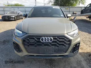 2023 Audi Q5 S line Premium Plus with VIN WA1EAAFYXP2172518, listed as a Copart auction lot 53387225 with 20,934 mi miles and Salvage title. Bid and sale history available at DreamBid. Image 5.