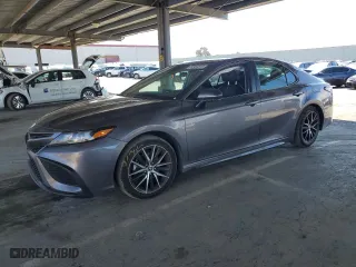 2023 Toyota Camry SE with VIN 4T1G11AK7PU770180, listed as a Copart auction lot 50464545 with 54,234 mi miles and Salvage Title. Bid and sale history available at carsss.com. Image 1.
