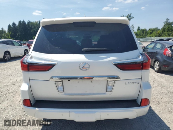 2017 Lexus LX 570 with VIN JTJHY7AX6H4230935, listed as a Copart auction lot 66151045 with 121,655 mi miles and Clean title. Bid and sale history available at DreamBid. Image 6.