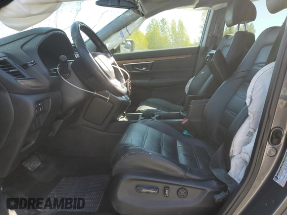 2019 Honda CR-V Touring with VIN JHLRW2H95KX022822, listed as a Copart auction lot 53822095 with 98,134 mi miles and Salvage Title. Bid and sale history available at DreamBid. Image 7.