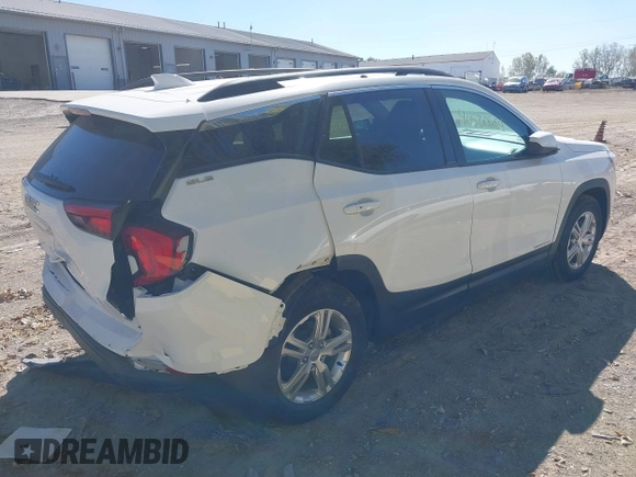 2020 GMC Terrain SLE with VIN 3GKALMEV1LL169897, listed as a IAAI auction lot 40530654 with 57,299 mi miles. Bid and sale history available at carsss.com. Image 6.