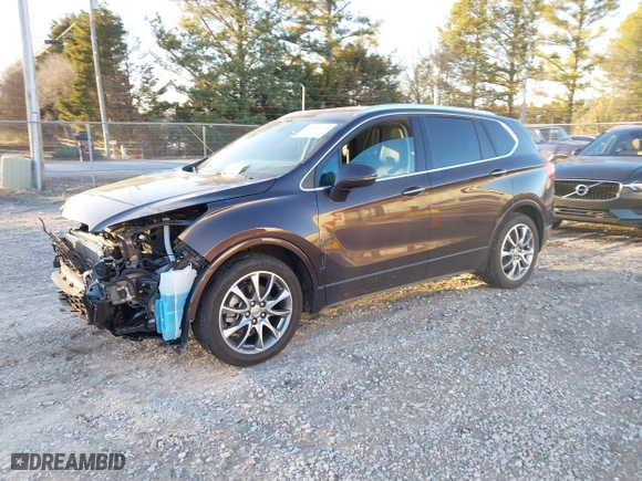 2020 Buick Envision Essence with VIN LRBFXCSA1LD184017, listed as a IAAI auction lot 41406153 with 45,183 mi miles. Bid and sale history available at carsss.com. Image 18.