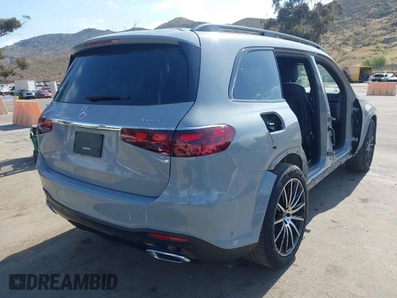 2024 Mercedes-Benz GLS 450 with VIN 4JGFF5KE3RB117003, listed as a IAAI auction lot 42125574 with 11,722 mi miles and . Bid and sale history available at DreamBid. Image 4.