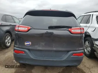 2017 Jeep Cherokee Sport with VIN 1C4PJLAB1HW571728, listed as a Copart auction lot 51179785 with 186,498 mi miles and Salvage Title. Bid and sale history available at carsss.com. Image 6.