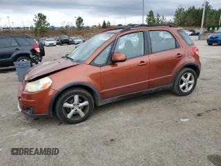 2008 Suzuki SX4 with VIN JS2YB413585103612, listed as a Copart auction lot 46030885 with 143,810 mi miles and Salvage Title. Bid and sale history available at carsss.com. Image 1.