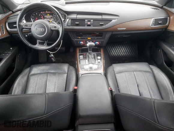 2015 Audi A7 3.0 Prestige with VIN WAU2GAFC1FN004515, listed as a Copart auction lot 80639274 with 115,931 mi miles and Salvage Title. Bid and sale history available at carsss.com. Image 8.