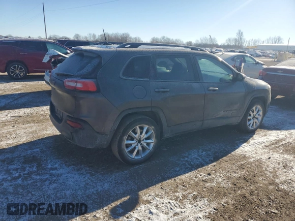 2016 Jeep Cherokee 75th Anniversary with VIN 1C4PJMCB0GW285158, listed as a Copart auction lot 87216764 with 201,144 mi miles and Clean Title. Bid and sale history available at carsss.com. Image 3.