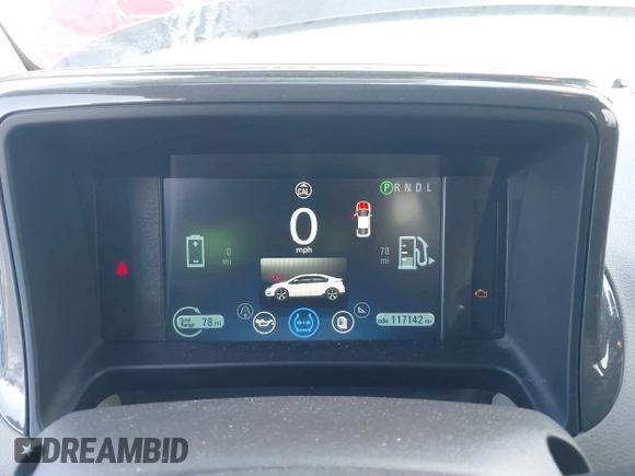 2013 Chevrolet Volt with VIN 1G1RA6E45DU143536, listed as a IAAI auction lot 42108457 with 117,142 mi miles and . Bid and sale history available at carsss.com. Image 7.