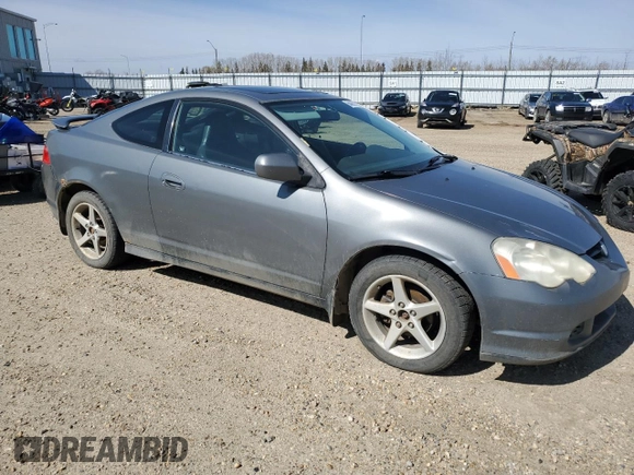 2002 Acura RSX Auto with VIN JH4DC54832C808526, listed as a Copart auction lot 54863135 with 376,120 mi miles and Clean Title. Bid and sale history available at carsss.com. Image 4.