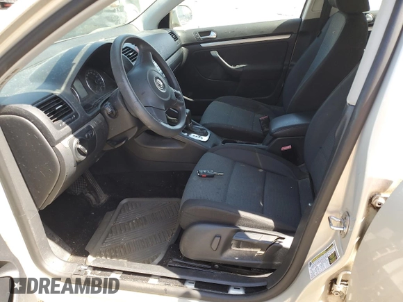 2010 Volkswagen Jetta S with VIN 3VWJX7AJ8AM078912, listed as a Copart auction lot 53741805 with Not provided miles and Salvage title. Bid and sale history available at DreamBid. Image 7.