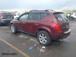2006 Nissan Murano SL with VIN JN8AZ08W76W506485, listed as a IAAI auction lot 41992620 with 208,287 mi miles. Bid and sale history available at carsss.com. Image 3.