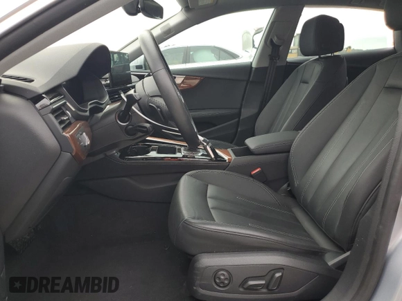 2023 Audi A5 Sportback Premium Plus with VIN WAUCBCF55PA048526, listed as a Copart auction lot 78367084 with 9,537 mi miles and Salvage Title. Bid and sale history available at carsss.com. Image 7.