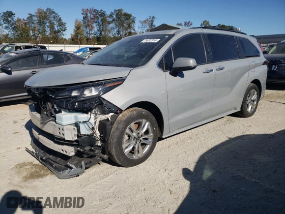 2022 Toyota Sienna XLE Woodland Edition with VIN 5TDASKFC1NS054701, listed as a Copart auction lot 78869354 with 39,021 mi miles and Non Repairable. Bid and sale history available at carsss.com. Image 1.