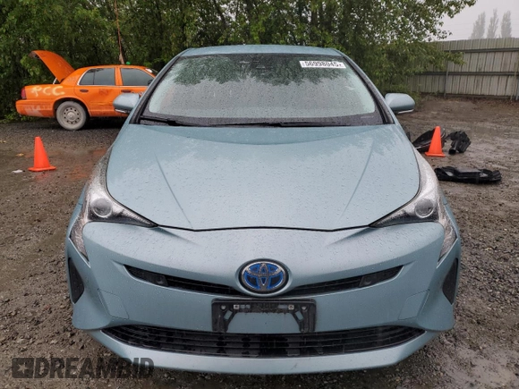 2017 Toyota Prius Two z VIN JTDKBRFU0H3056466, wystawiony jako Copart lot #56998045 z przebiegiem 67 056 mil mil oraz Szkoda całkowita • Salvage title. Historia ofert i sprzedaży dostępna na DreamBid. Obrazek 5.