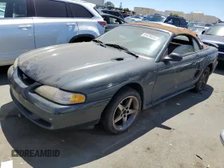 1998 Ford Mustang GT with VIN 1FAFP45X9WF103156, listed as a Copart auction lot 61475414 with 79,714 mi miles and Salvage Title. Bid and sale history available at carsss.com. Image 1.