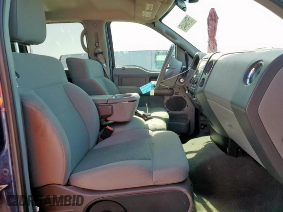 2008 Ford F-150 XL with VIN 1FTRW14W78KC53472, listed as a Copart auction lot 52100445 with 161,390 mi miles and Salvage Title. Bid and sale history available at carsss.com. Image 7.