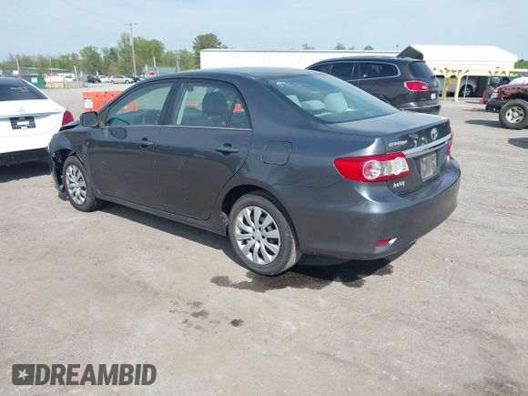 2013 Toyota Corolla L with VIN 2T1BU4EE7DC100830, listed as a IAAI auction lot 42032150 with 205,914 mi miles. Bid and sale history available at carsss.com. Image 3.
