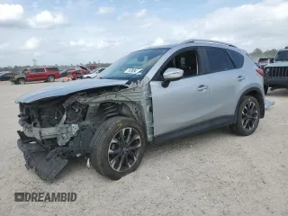 2016 Mazda CX-5 Grand Touring with VIN JM3KE2DY9G0828863, listed as a Copart auction lot 47824835 with 0 mi miles and Salvage Title. Bid and sale history available at carsss.com. Image 1.